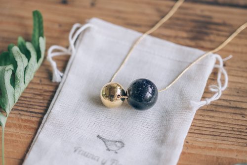 Fauna y Flora Melancolía colgante cristal de aventurina 2