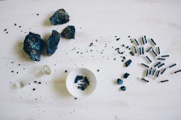 Fauna y Flora joyeria con minerales Aerinita el azul de los pintores del Románico