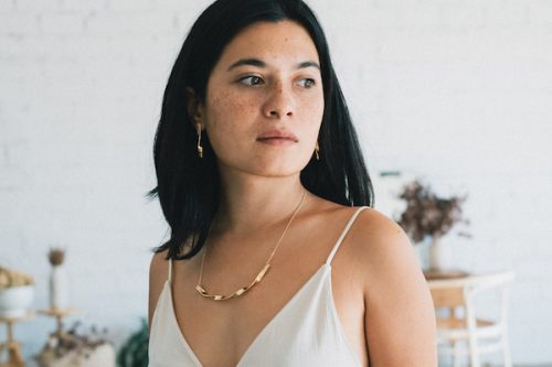 Collar joyeria Fauna y Flora Vida dorado